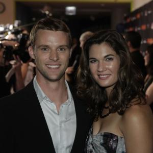 Chicago Fire premiere party Teri Reeves and Jesse Spencer At the Chicago History Museum Oct 2 2012