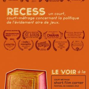 Official Poster RECESS French Version Festival de Cannes 2012