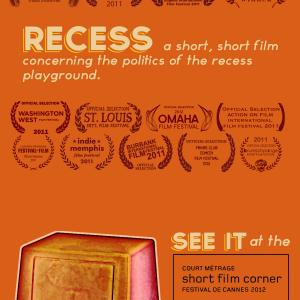 Official Poster RECESS Festival De Cannes 2012