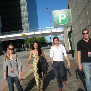 Mary Donnelly, Elle LaMont, Ben Foster, Spencer Greenwood at Tulsa International Film Festival 2011