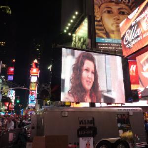 Amy Clare Lockwood at Listen To Your Heart screening in Times Square at NYIFF 2010 Winner of the Audience Choice Award