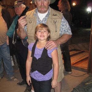 Kiana as Katie with Alo Burke as her Grampa in Roll Call