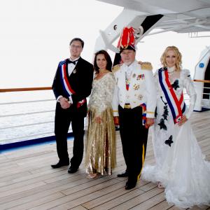 Yeva-Genevieve Yusupova Lavlinski with King Arkadiy Qeene Yelena and Count Galitsky
