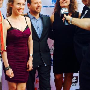 168 Film Festival, red carpet press interview with actors, producers, and director of 