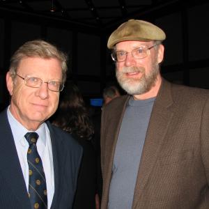 CBS Senior Political Correspondent Jeff Greenfield and Donald Boggs at the Paley Center for the Media premiere of A Ripple of Hope