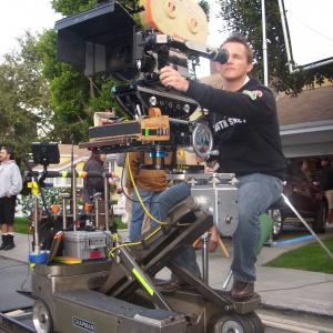Jason Gibson on the set of Desperate Housewives Nov 2009