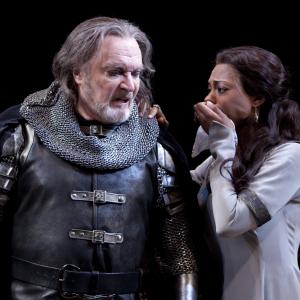 (L-R) Ted van Griethuysen and Rachael Holmes in Shakespeare Theater Company's production of 