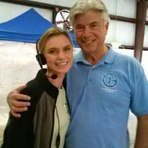 On the set of Dolphin Tale 2 as CMA Staff Member with PA Brittany Noel LindenJanuary 2014