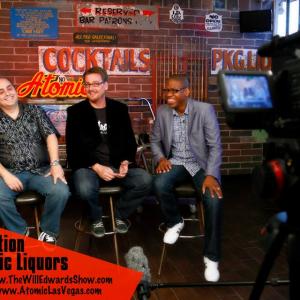 The Will Edwards Show on location at Atomic Liquors. Will Edwards, Derek Stonebarger and Jon Paul Raniola