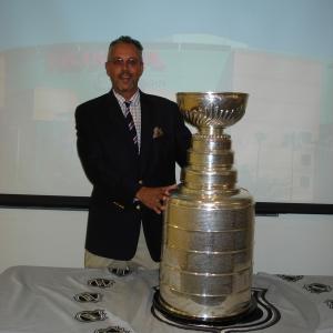 Dennis Bress with Stanley Cup in Orange County the OC