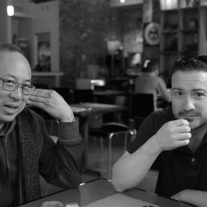 At lunch in LA with cinematographer Larry Fong director of photography 300 Watchmen Batman v Superman