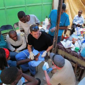 In Haiti with Dr Travis Stork