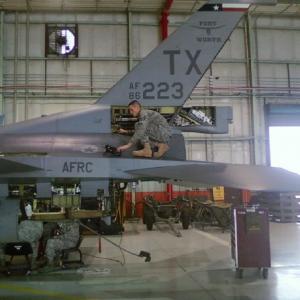 I am performing a nondestructive inspection testing method on the exterior of an F16