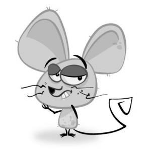 A Character I play on FleaBitten called Small Mouse