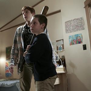 Still of Cameron Monaghan, Ethan Cutkosky and Emma Kenney in Shameless (2011)