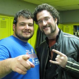 Behind the scenes of Minor League A Football Story with Brad Leo Lyon and Dustin Diamond