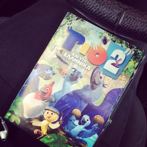'Rio 2' in dvd.With Ladydust as Jewel,in the greek version.