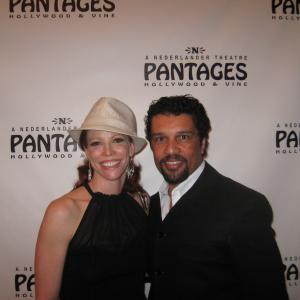 IN THE HEIGHTS - LA Opening at the Pantages Theatre Leslie Stevens with Eli Villanueva