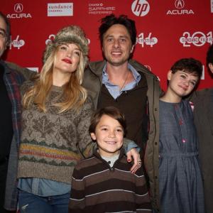 The Bloom family  Sundance for premiere of Wish I was Here