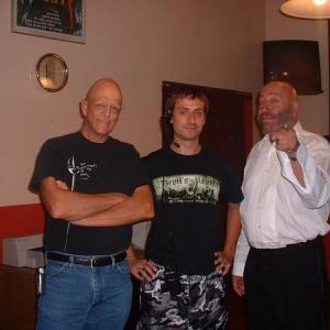 Michael Berryman Gregory Paul Smith  Sid Haig on the set of The Haunted Casino