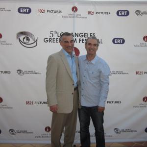 Without Borders Nick Gaitatjis and Paul at the US premiere of Without Borders in Los Angeles June 2011