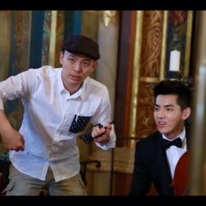 Somewhere Only We Know, Prague, on set with Kris Wu Yifan