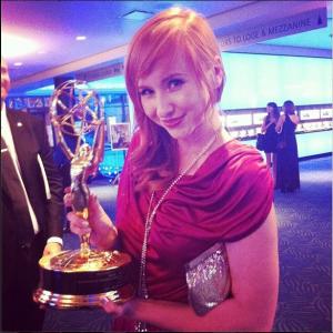 With The Lizzie Bennet Diaries' Emmy at the 2013 Creative Arts Emmy Awards