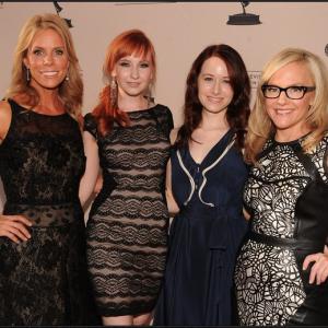With Cheryl Hines, Ashley Clements, and Rachael Harris at the 2013 Creative Arts Emmys Interactive Media Peer Group Reception