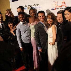 Maximilian Law at a Los Angeles red carpet premiere at the Egyptian Theater