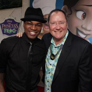 John Lasseter and NeYo at event of The Princess and the Frog 2009