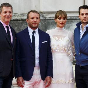 Guy Ritchie Henry Cavill Lionel Wigram and Jacqui Ainsley