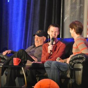 Joshua sharing laughs with Lee Norris and Barry Corbin at Eyecons One Tree Hill Convention