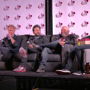 Joshua Hosting a Once Upon A Time convention Talking with David Anders Eion Bailey and Lee Arenberg