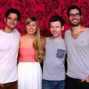 Tyler Posey Tyler Hoechlin Autumn Dawn and Joshua at Eyecons Teen Wolf convention