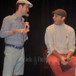 Sharing a laugh with David Anders at a Once Upon A Time Convention