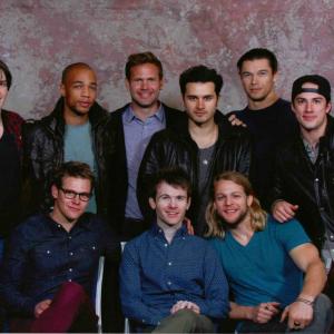 Josh with cast members of The Vampire Diaries and The Originals at an Eyecon Convention