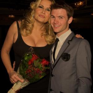 With Jennifer Coolidge at the Wilber Theatre in Boston