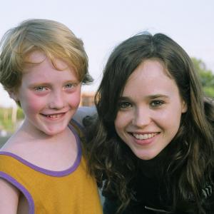 Austin Bickel  Ellen Page on set of Whip It