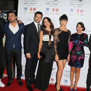 Golbon Eghtedari at The Noor Iranian Film Festival with Tehran Cyrus Saidi and others