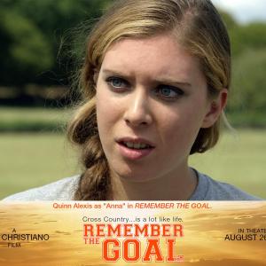 Quinn as Anna in Remember the Goal