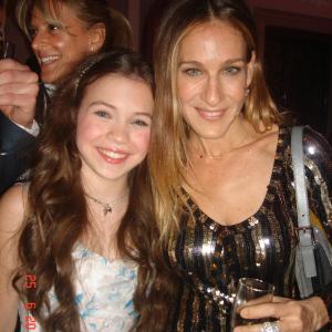 With Sarah Jessica Parker at the opening  Press night of Charlie and the Chocolate Factory in Londons West End on 25 June 2013
