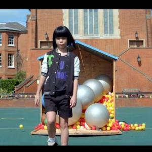 Adrianna Bertola as the young Jessie J in the Whos Laughing Now video