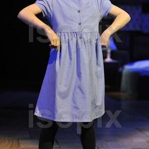 Adrianna Bertola as Matilda in Roald Dahls Matilda a Musical at the Courtyard Theatre Royal Shakespeare Company RSC StratforduponAvon