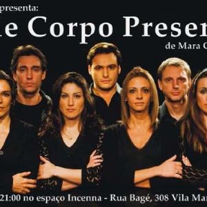 Cast of the play De corpo presente Brasil 008
