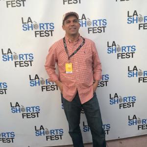 Flavio Alves at the LA premiere of Tom in America at the 2014 Los Angeles International Short Film Festival