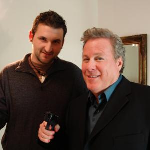 With actor John Heard on set of THE TRUTH