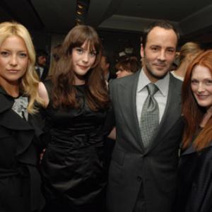 Julianne Moore Liv Tyler and Tom Ford