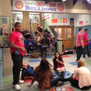 On Set of iCARLY