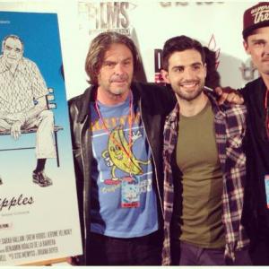 Jerome Velinsky with Shane Connor & Jay Ryan - Dances with Films, Los Angeles