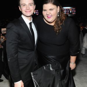 Ashley Fink and Chris Colfer